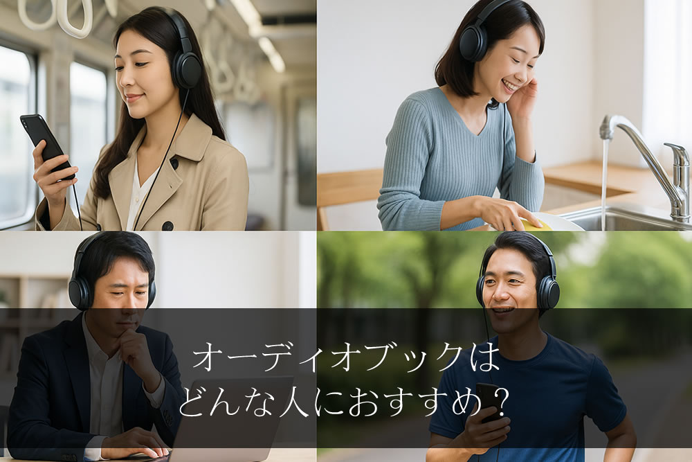 オーディオブックをおすすめの人達