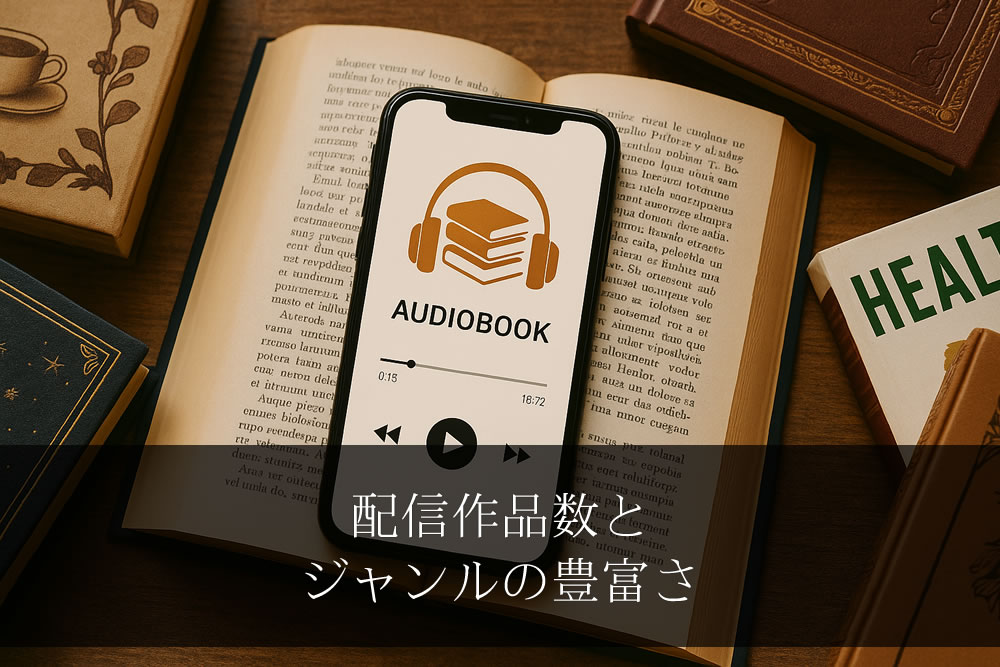 オーディオブック配信作品数のイメージ