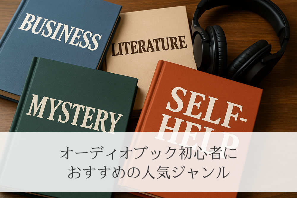 オーディオブックのおすすめジャンル