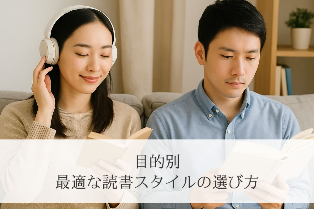 聴くと読むの読書スタイル