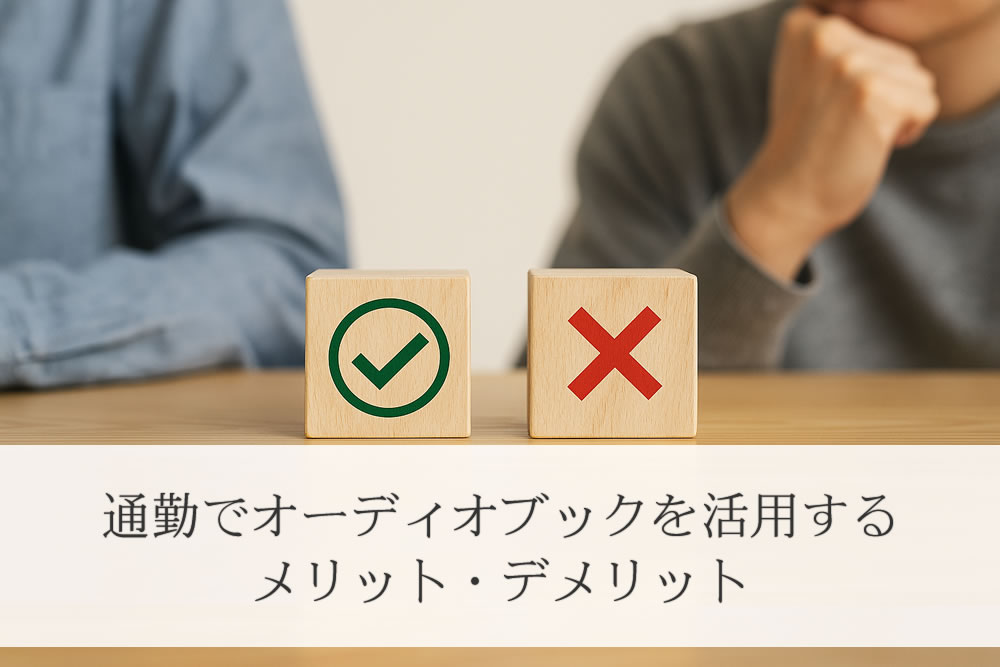 メリットとデメリットのイメージ