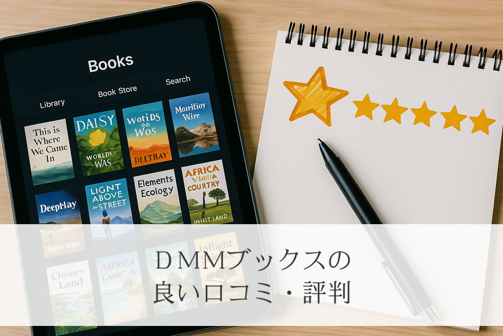 DMMブックスの良い口コミイメージ