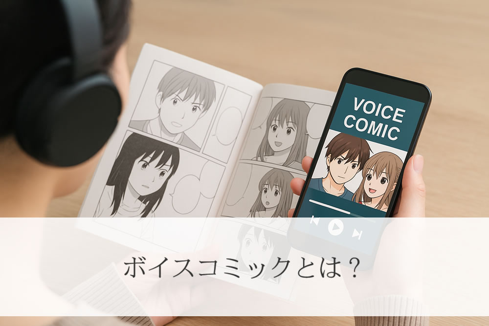 ボイスコミックのアプリ画面