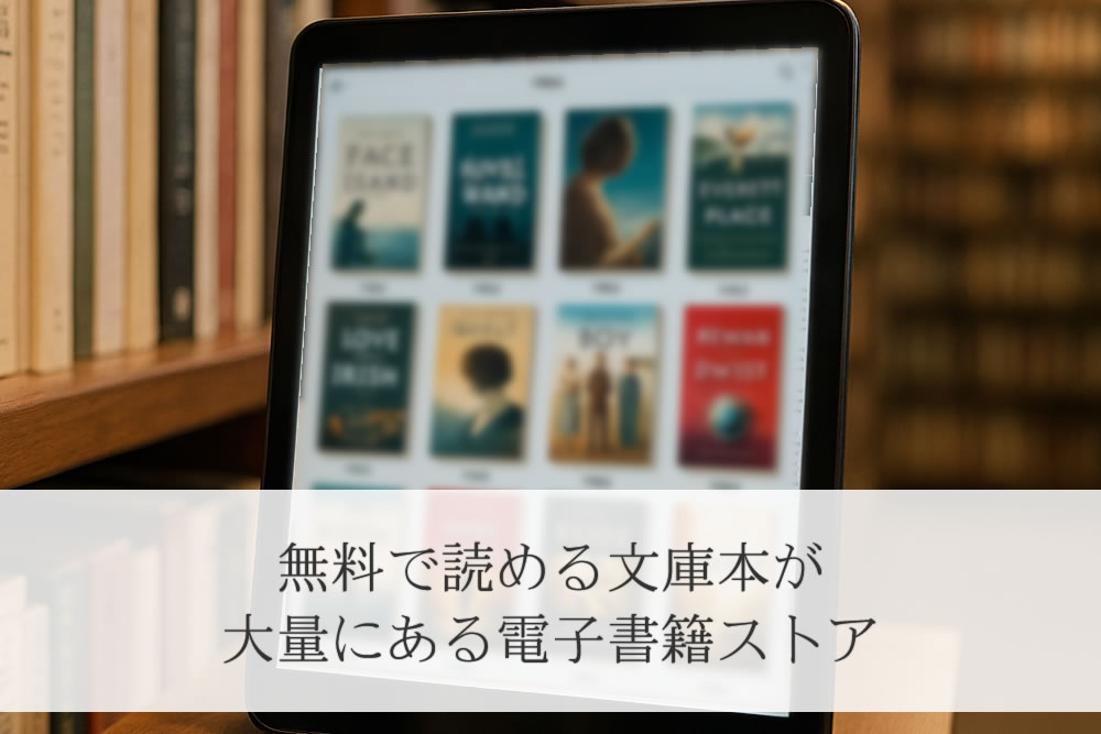 電子書籍無料ダウンロードサイトのイメージ