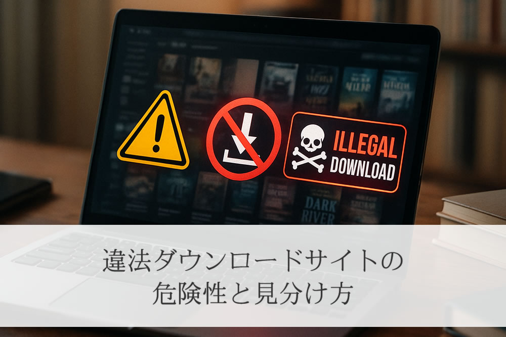 違法ダウンロードサイトのトップページ