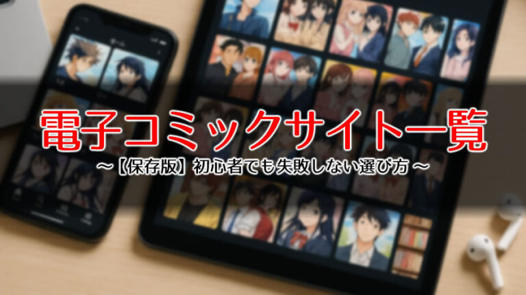 電子コミックサイト一覧のアイキャッチ画像