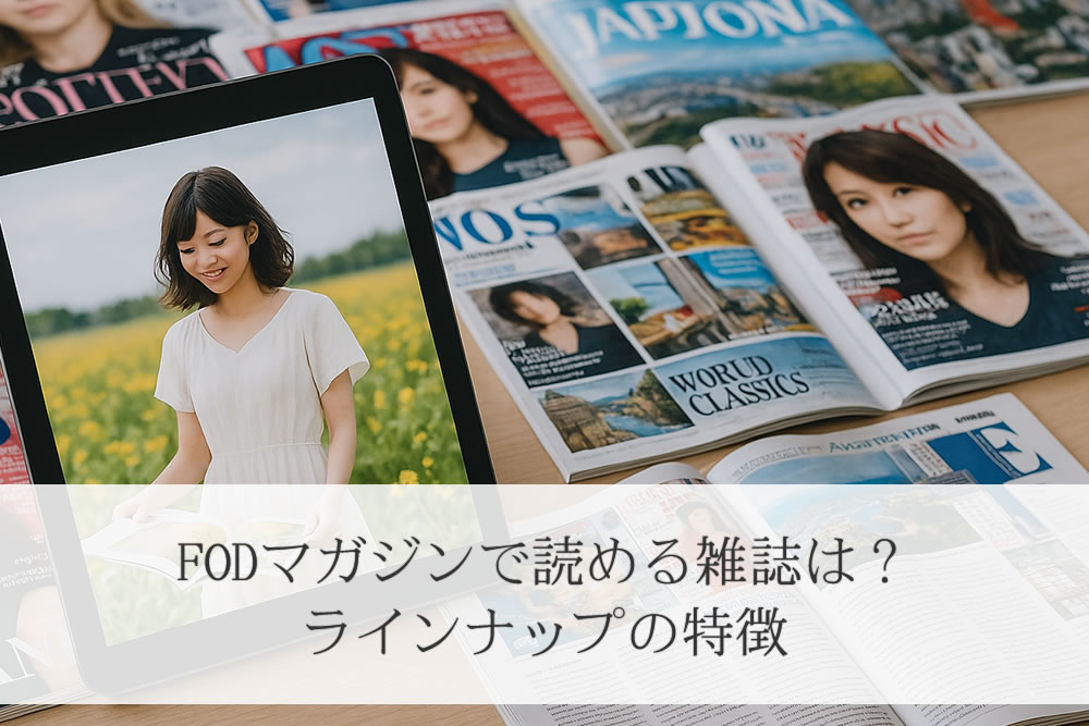 fodマガジンで扱われている雑誌イメージ