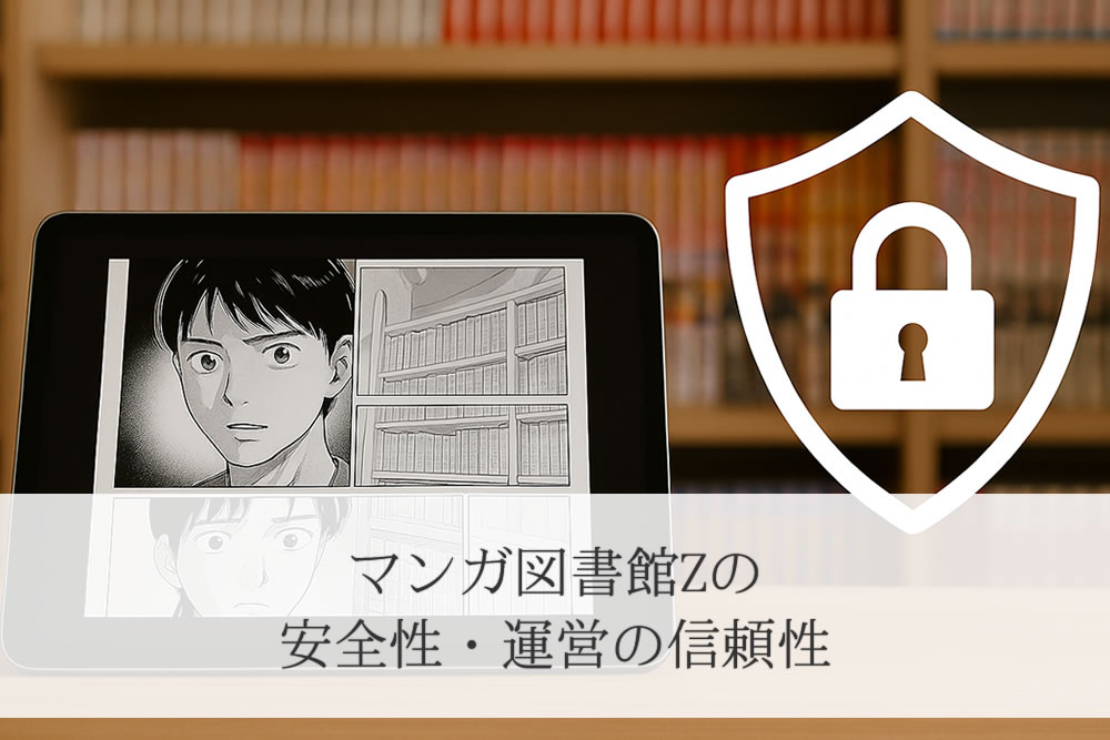 マンガ図書館zの安全性イメージ