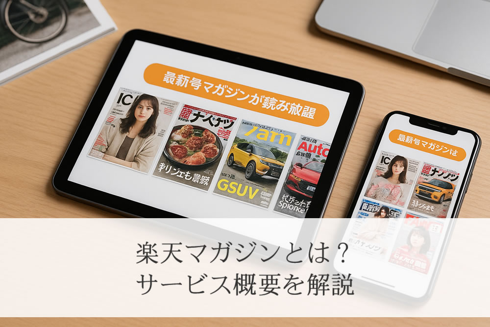 楽天マガジンアプリ画面イメージ