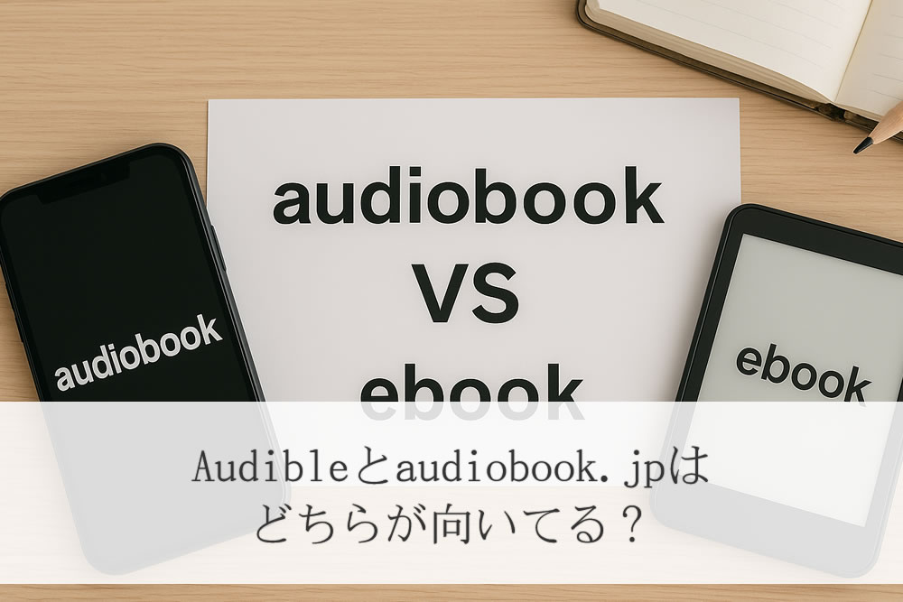 オーディオブックサービス比較イメージ
