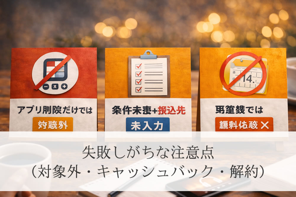 audiobook.jpのキャンペーン利用失敗例